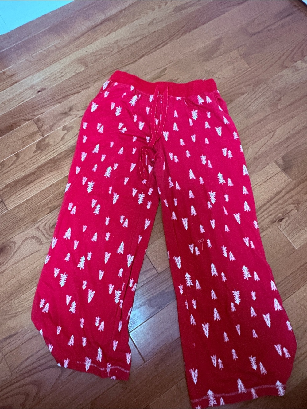Red Tree Print Pajama Pants